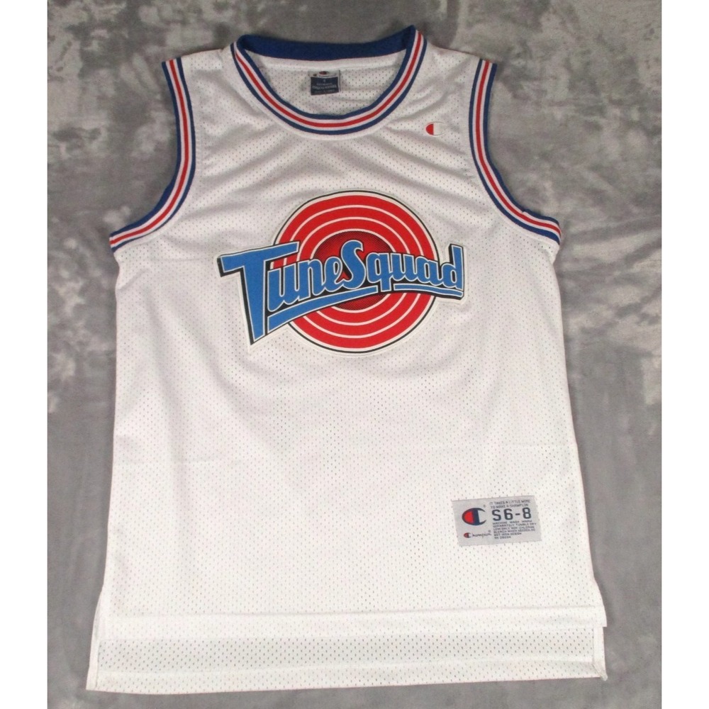 Vintage Champion Tune Squad Space Jam TWEETY 1/3 Stitched Basket Ball Jersey Sm